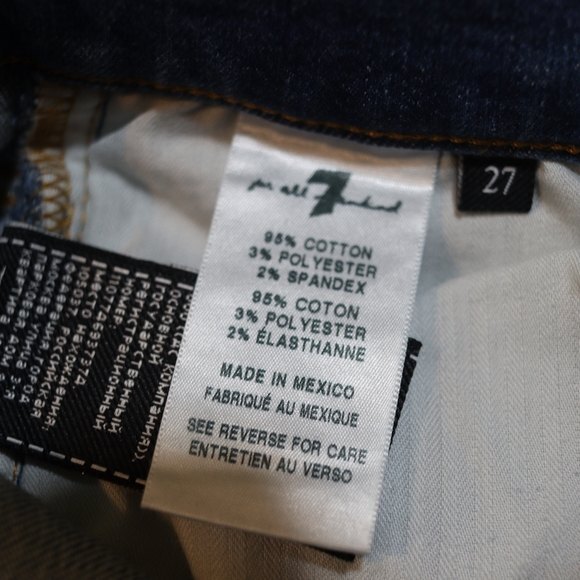 7 for all man Kind Custom Powerpuff Girls OOAK Art Work Jean High Rise Skinny 27 - Picture 7 of 15